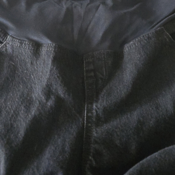 Isabel by Ingrid Isabel Maternity Cargo Black Jeans 90s straight style Size 4 - Picture 8 of 10